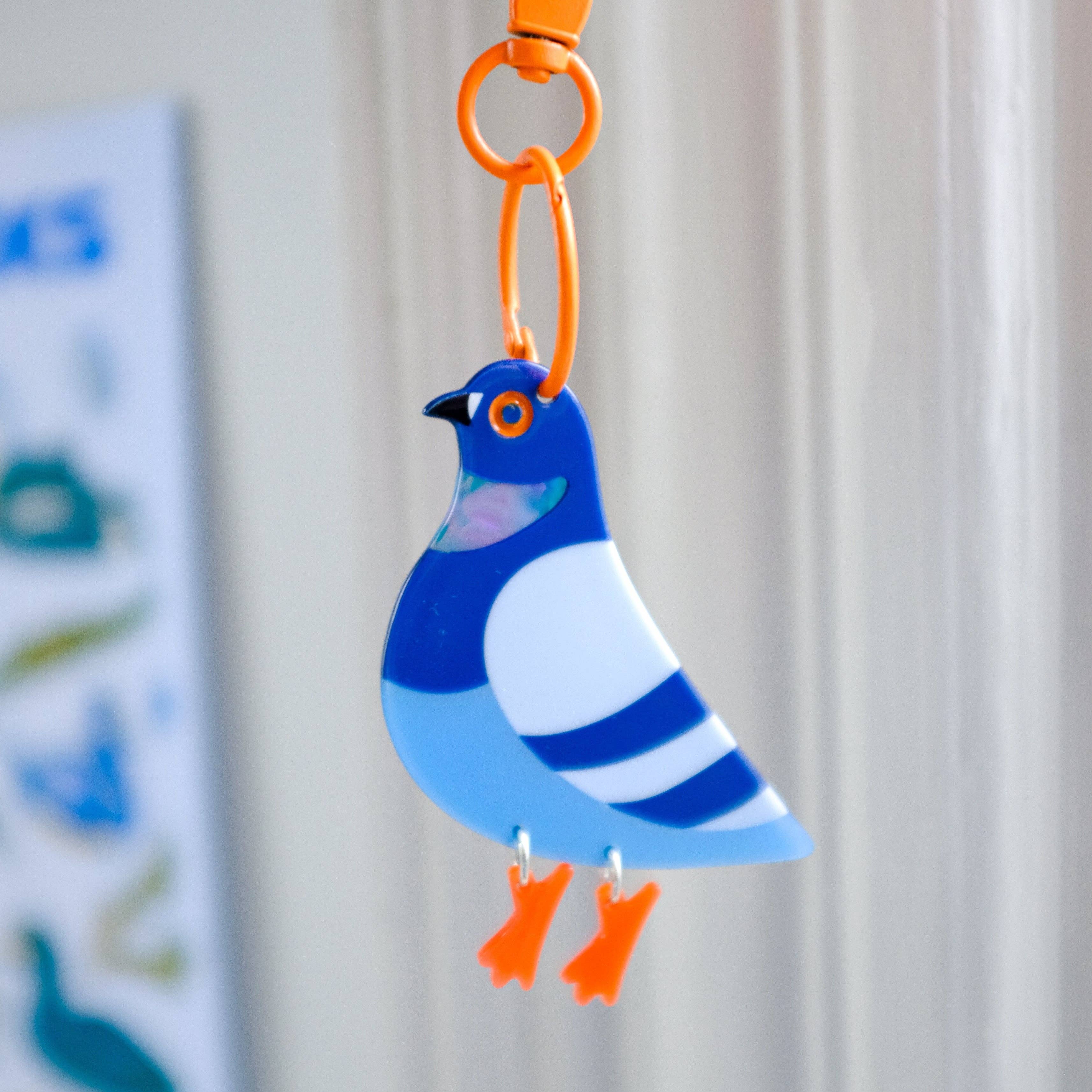 Camp Mustelid - Wholesale Keychain - Unisex - Dangly Pigeon Bag Charm1