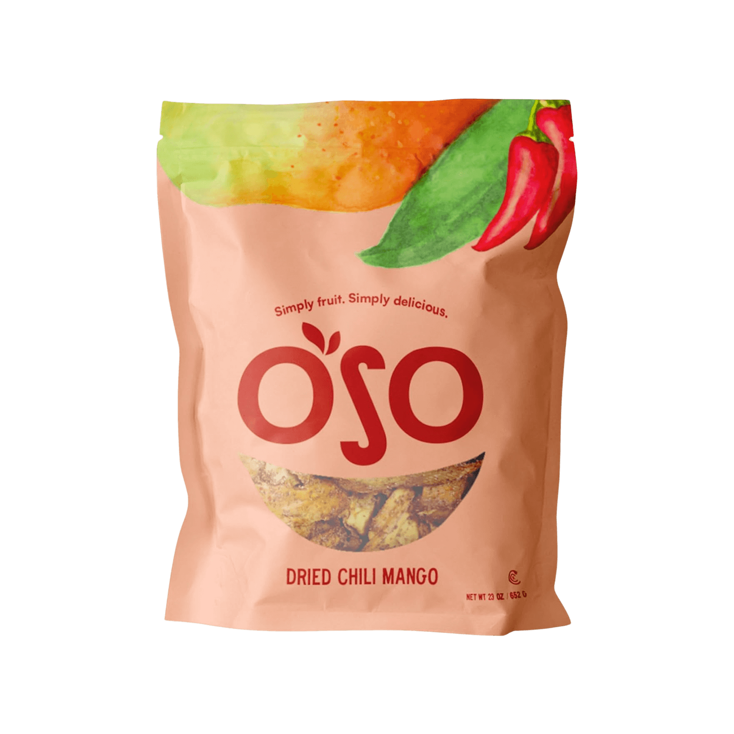OSO SNACKS - Wholesale Dried/Dehydrated Fruit - Dried Chili Mango Slices - 23 Oz Bag0