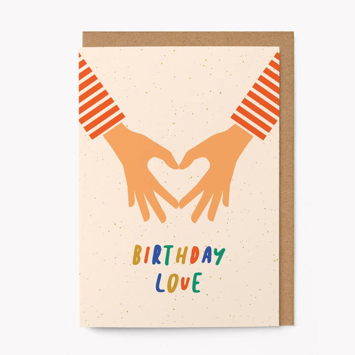 Biglietto di auguri di compleanno con amore. per la vendita all'ingrosso da parte di Graphic Factory