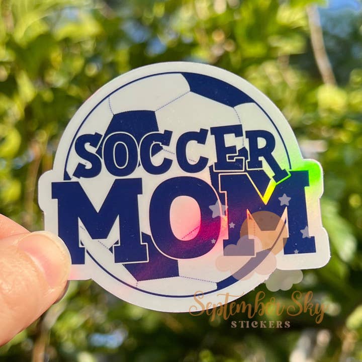 Soccer Mom Sticker | Waterproof Sticker | Hydro Sticker | Wa for wholesale by September Sky Stickers