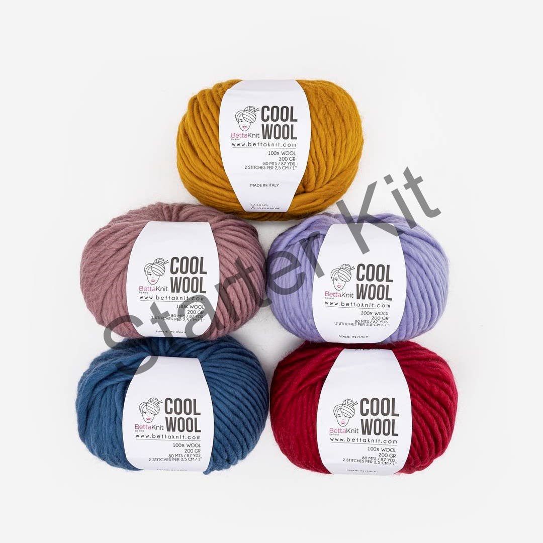 BettaKnit - Wholesale Yarn - Cool Wool, chunky wool - Starter Kit15