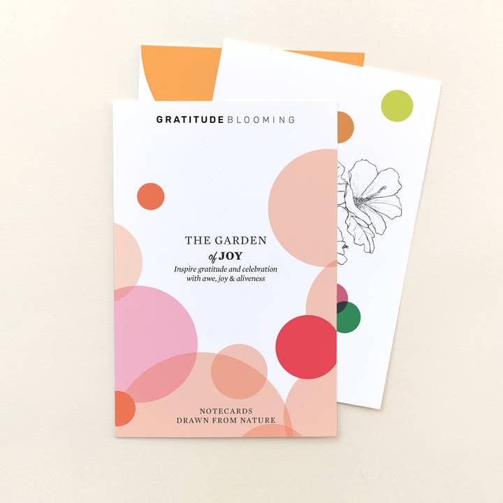 Boxed Notecard Set - The Garden of Joy for wholesale by Gratitude Blooming