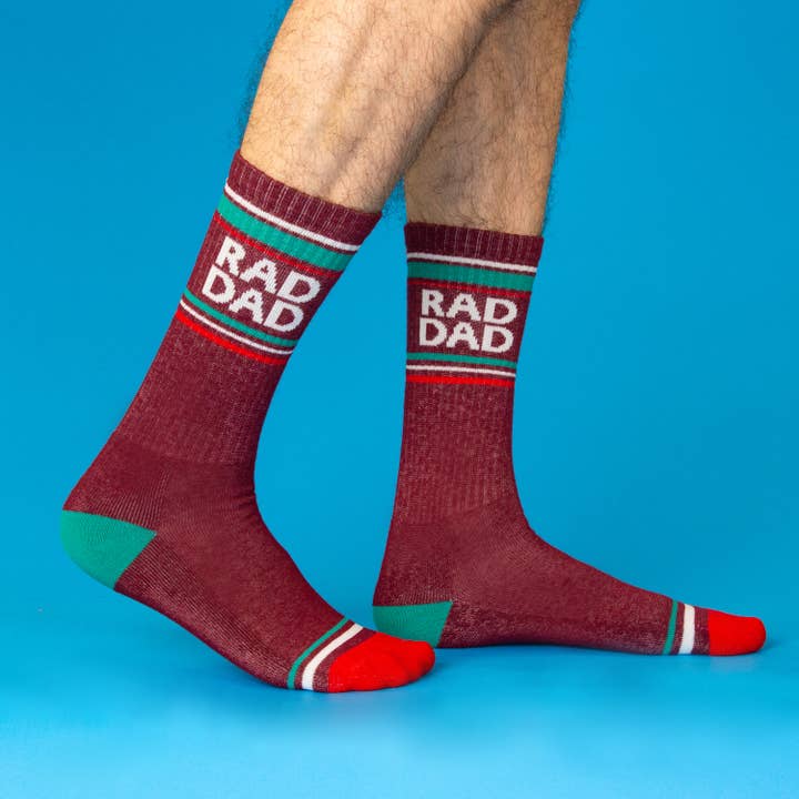 Gumball Poodle - Wholesale Socks - Unisex - Rad Dad Gym Crew Socks7
