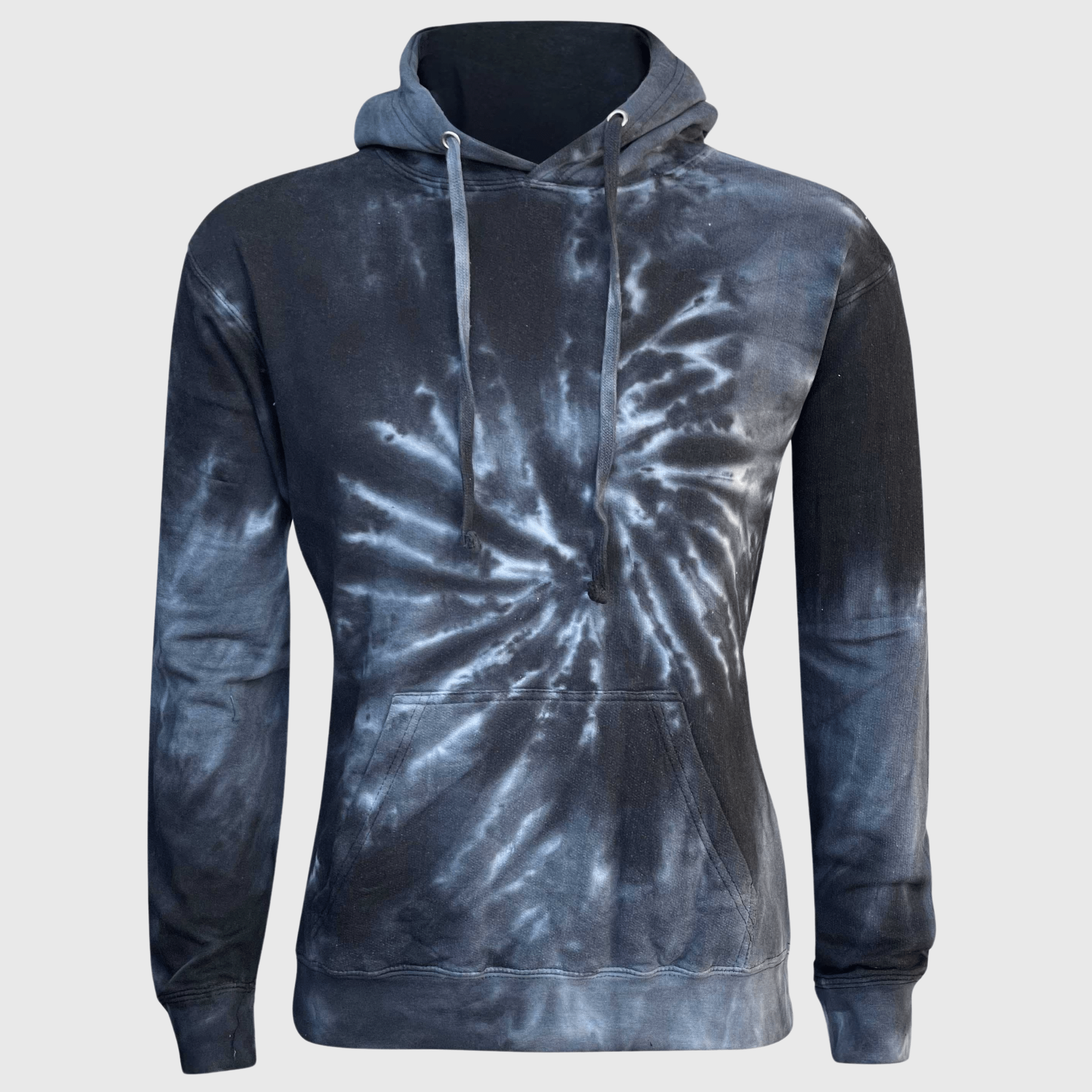 ILTEX Apparel - Vente Sweat à capuche – femme - Sweat à capuche épais Tie Dye Spiral noir2
