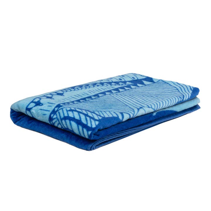 Nova Blue - Wholesale Beach Towel - Shark Beach Towel