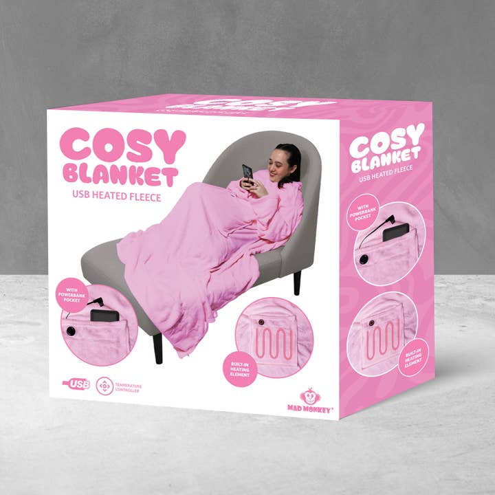Mad Monkey - Coperta riscaldata rosa per la vendita all'ingrosso da parte di Mad Monkey GmbH