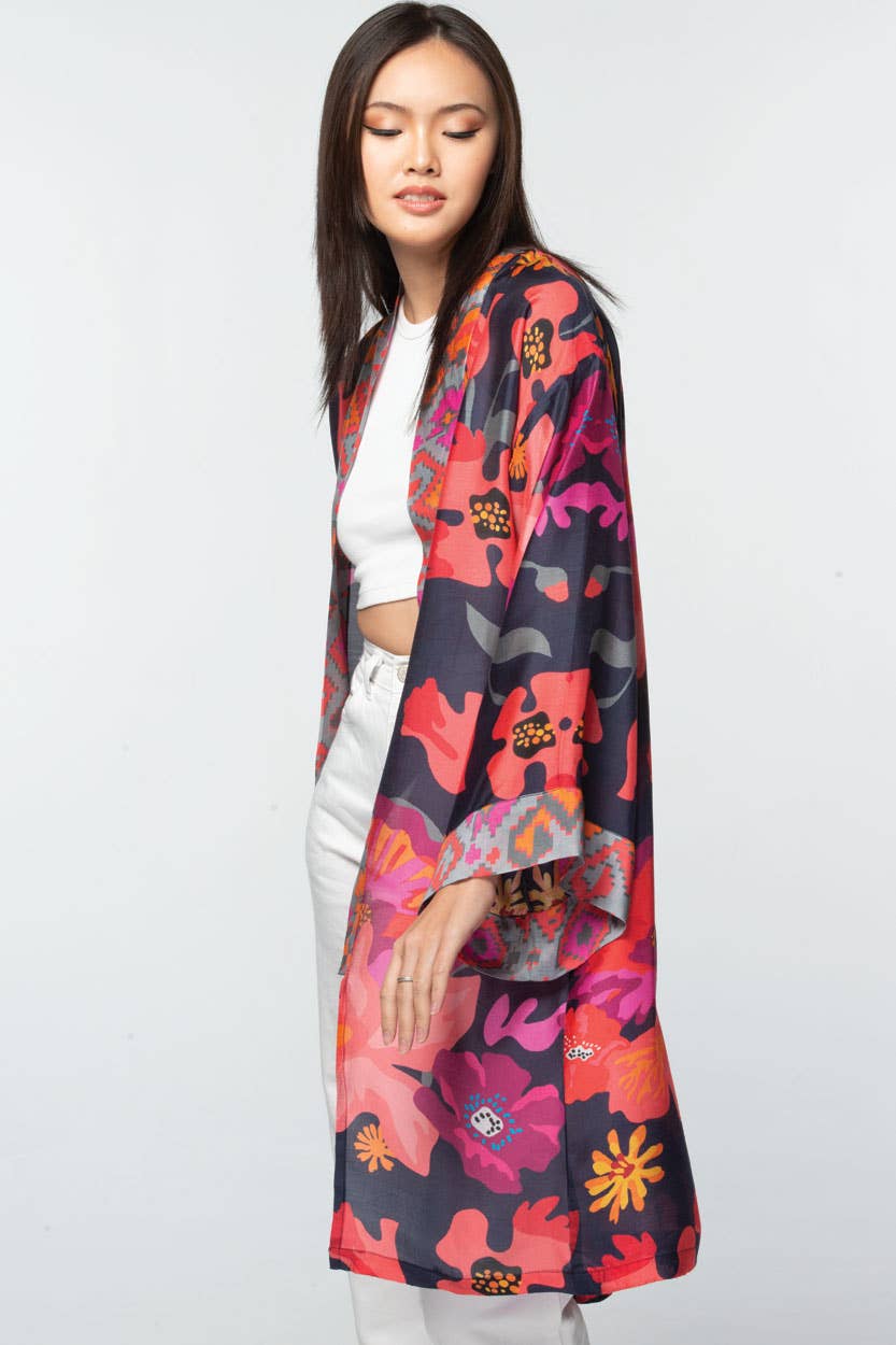 Sevya Handmade - Vendita all'ingrosso Kimono - Donna - Kimono Malini in cupro 100% morbido5