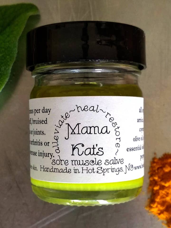 Sore Muscle Salve for wholesale by Mama Kat's
