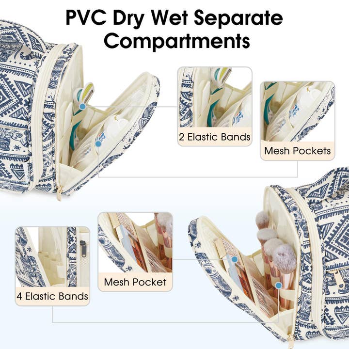 NARWEY INC - Wholesale Toiletry Bag - Women's - Hanging Toiletry Makeup Bag With compartment59