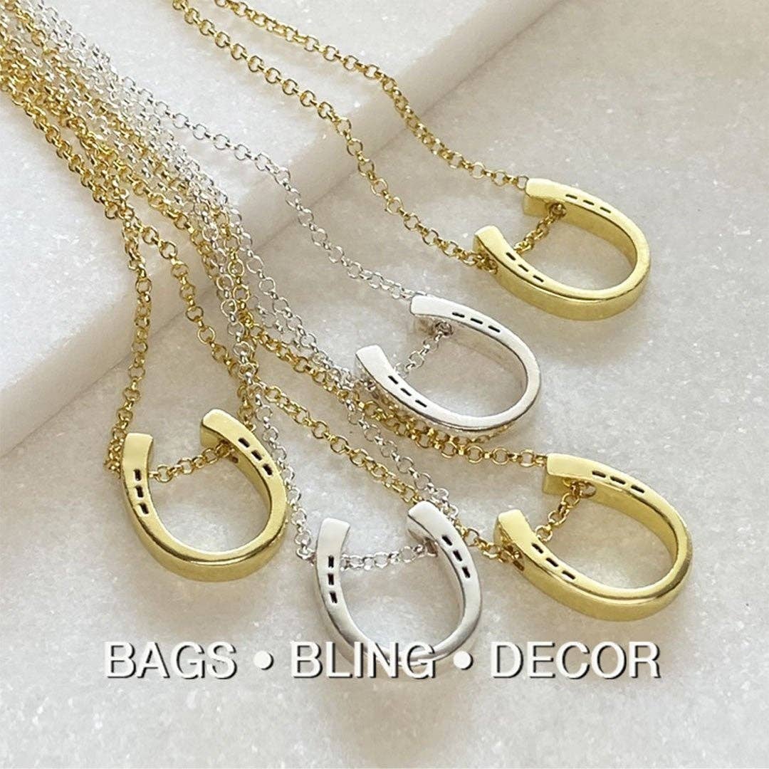 URBAN-EQUESTRIAN - Vendita all'ingrosso Collana con ciondolo/pendaglio - Collana a ferro di cavallo e catena Classique Argento7