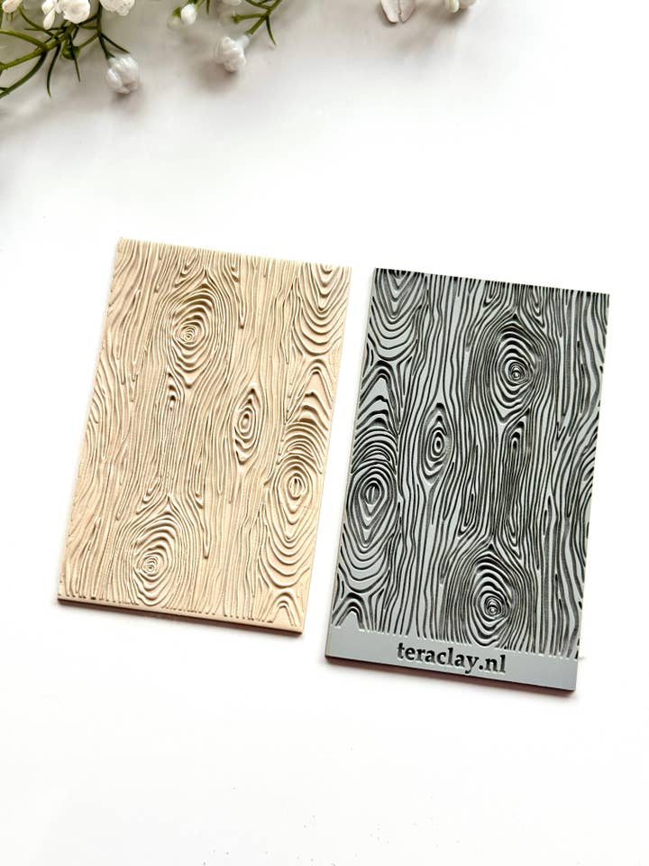 Trämönstrad gummitexturmatta för polymerlera för wholesale av Tera Clay