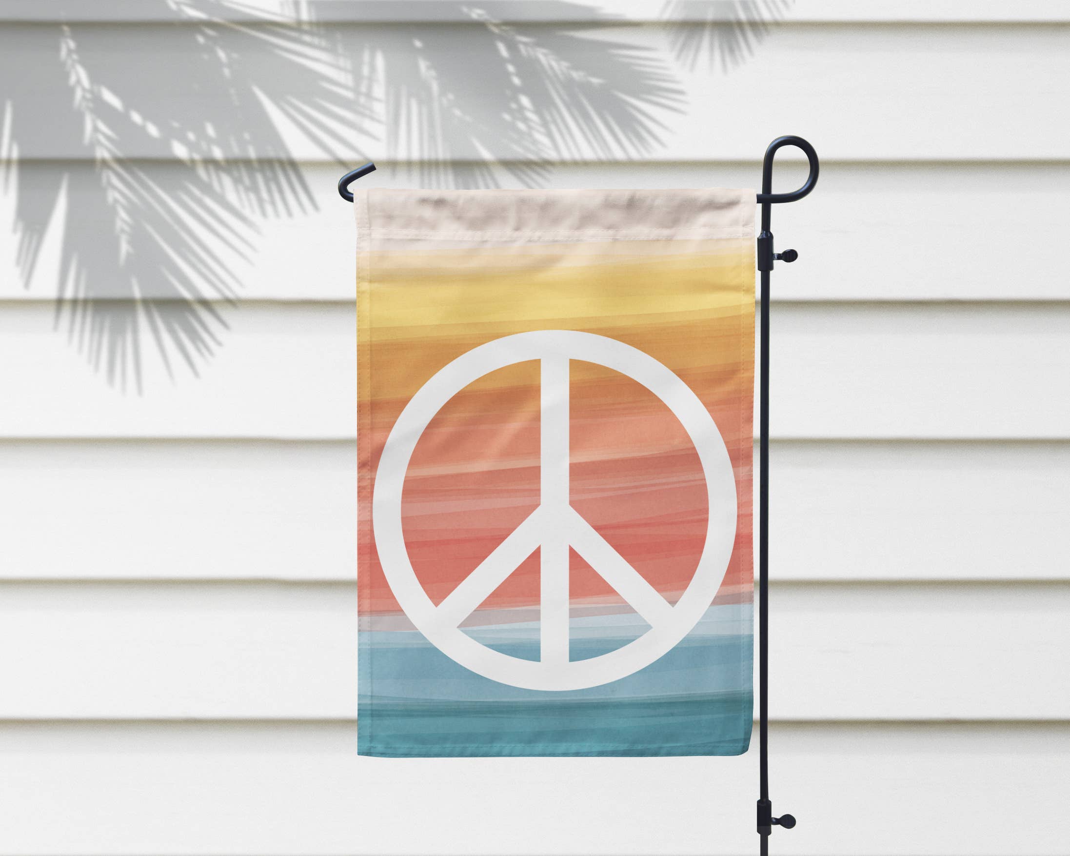 Declaration HOME - Wholesale Flag - Peace + Well Being Ombre Garden and House Flag -Double Sided5