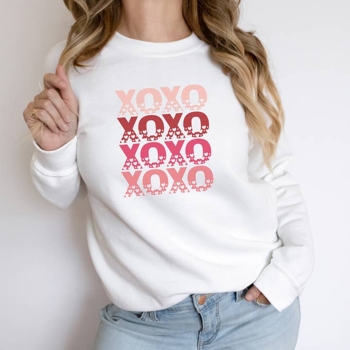 Sweatshirt Mulher Xoxo Namorados por atacado de The Intentional Shop