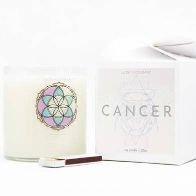 Cáncer - Vela del zodíaco (20oz) para venta al por mayor de Lilith Ascendant