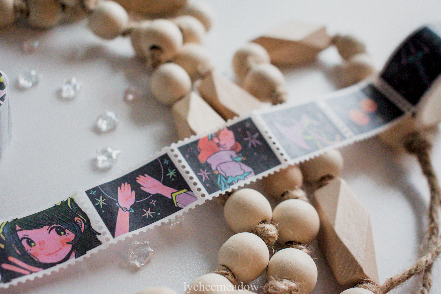 Lycheemeadow - Wholesale Washi Tape - Stamp Washi Tape (multiple designs)17