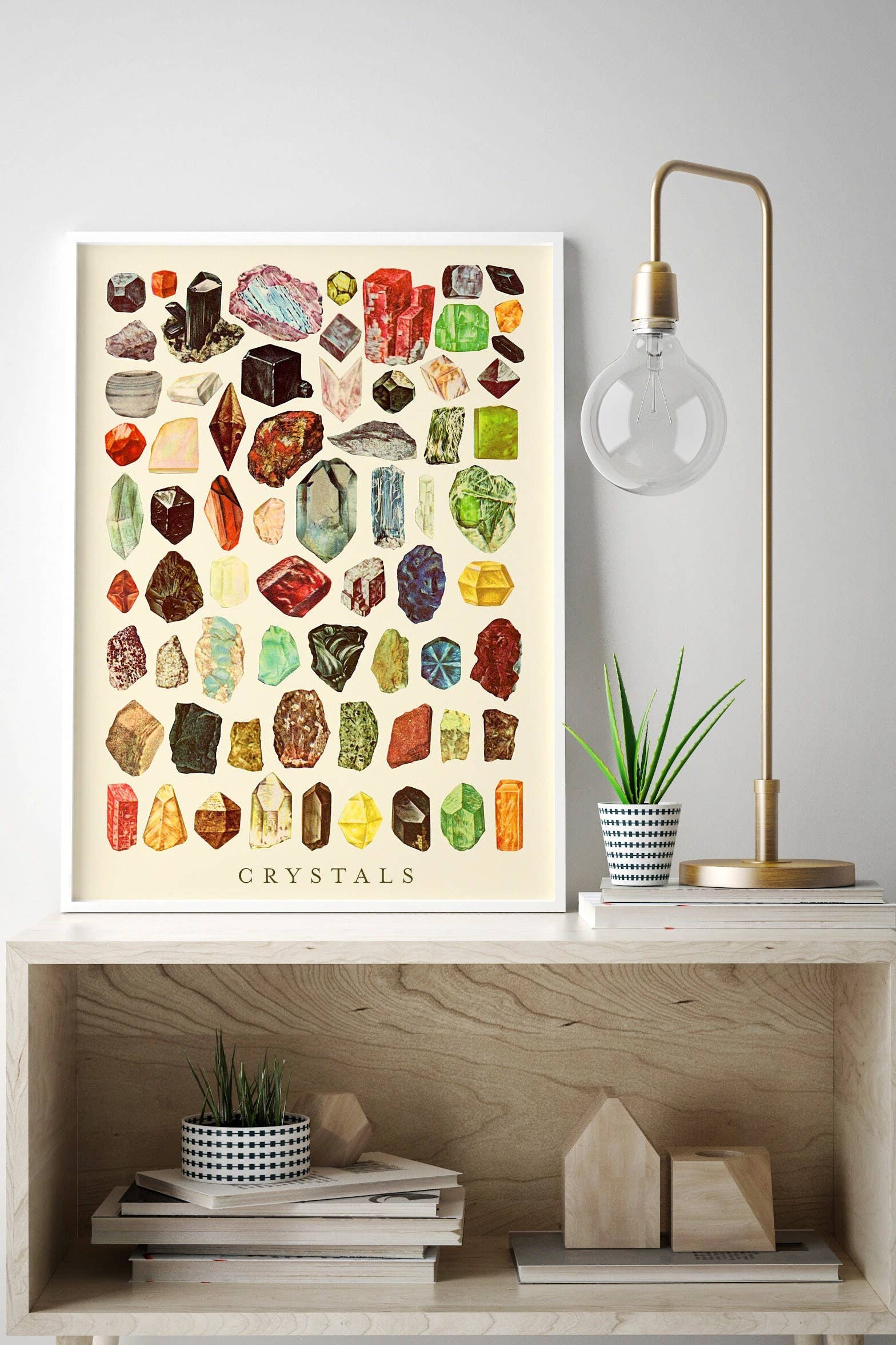 INK & SONS - Wholesale Art Print - Crystals Print | Gemstones Poster | Vintage Mineral Poster2