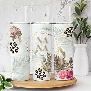 Nana Leaf 20 oz tumbler for wholesale by Countryside Savage