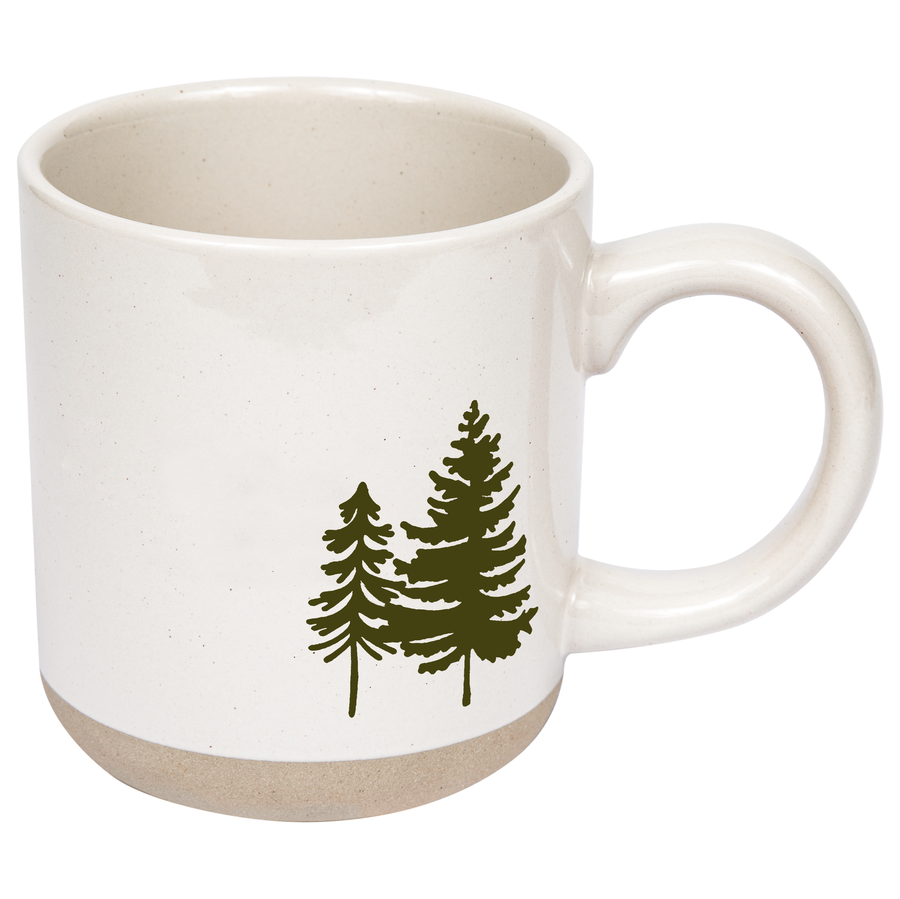 Sweet Water Decor - Wholesale Coffee Mug - Green Trees Stoneware Coffee Mug - Christmas Decor2