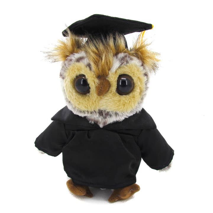Plushland - Wholesale Stuffed/Plush Toy - Kids & Baby - Graduation Owl 9"