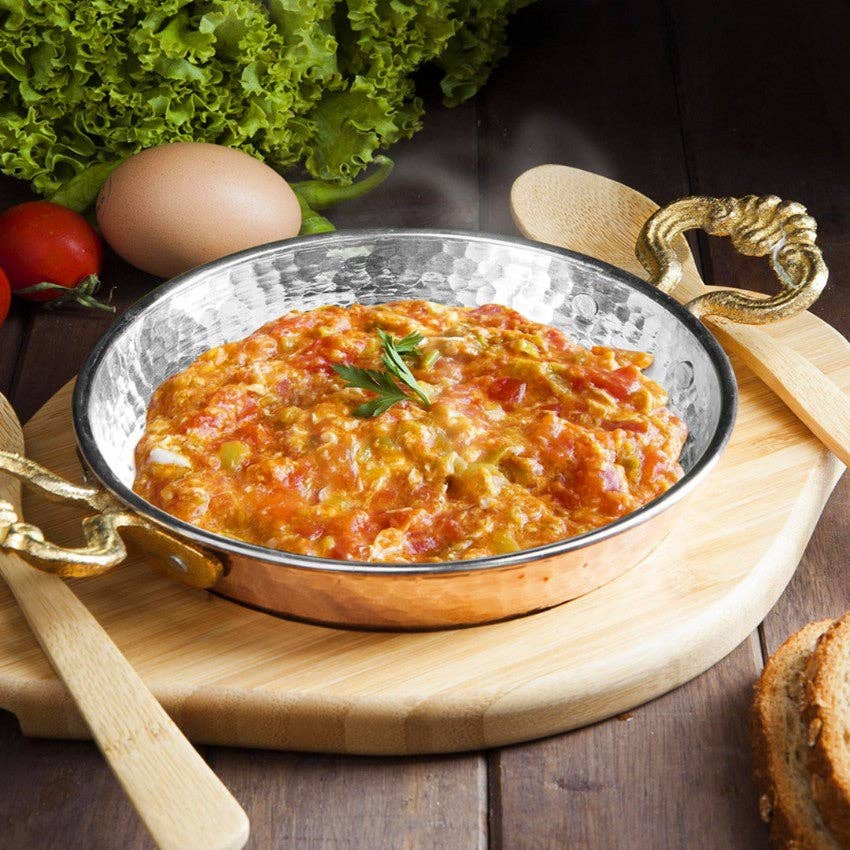 Hakan - Wholesale Pan - Copper Egg Pan, Copper Sahan Pan, 4 Options2