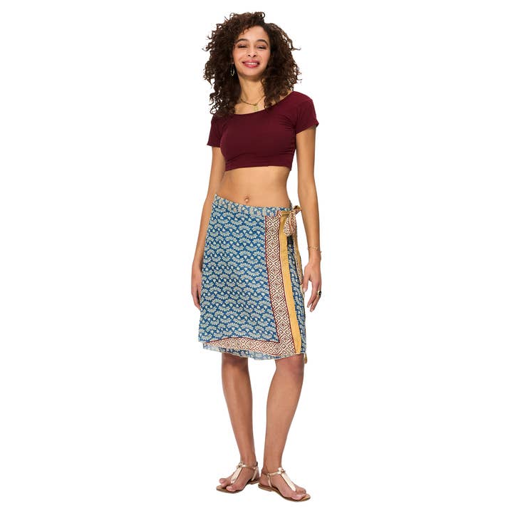 JUPE ÉTÉ COURTE JU8500E pour la vente par La Mano Boho