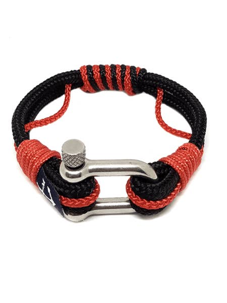 Black & Red Yachting Nautical Bracelet for wholesale by Bran Marion