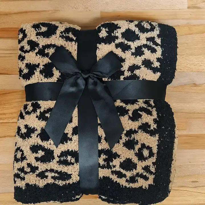 Fennco Styles – Engroshandel Tæppe – Leopardmønster ultrablødt 50x60 tommer tæppe0