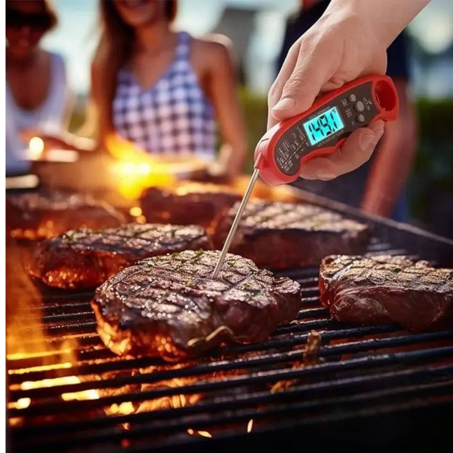 Zulay Kitchen - Wholesale Thermometer - Instant Read Digital Meat Thermometer with Probe