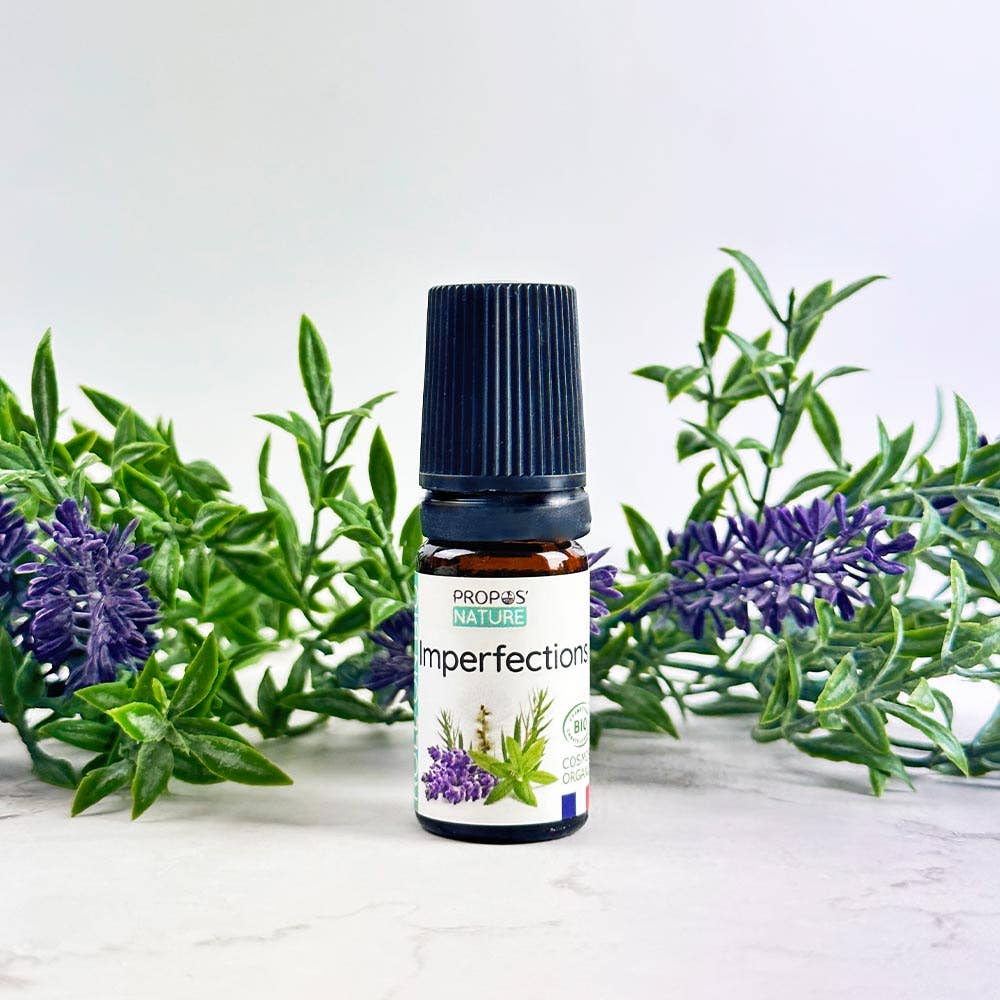 Propos'Nature - Vendita all'ingrosso Olio essenziale roll-on - Roll-on biologico Imperfections - sinergia di oli essenziali - 5 ml