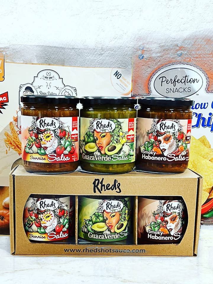 3-Pack Salsa Gift Sets for wholesale by Rhed's Hot Sauce