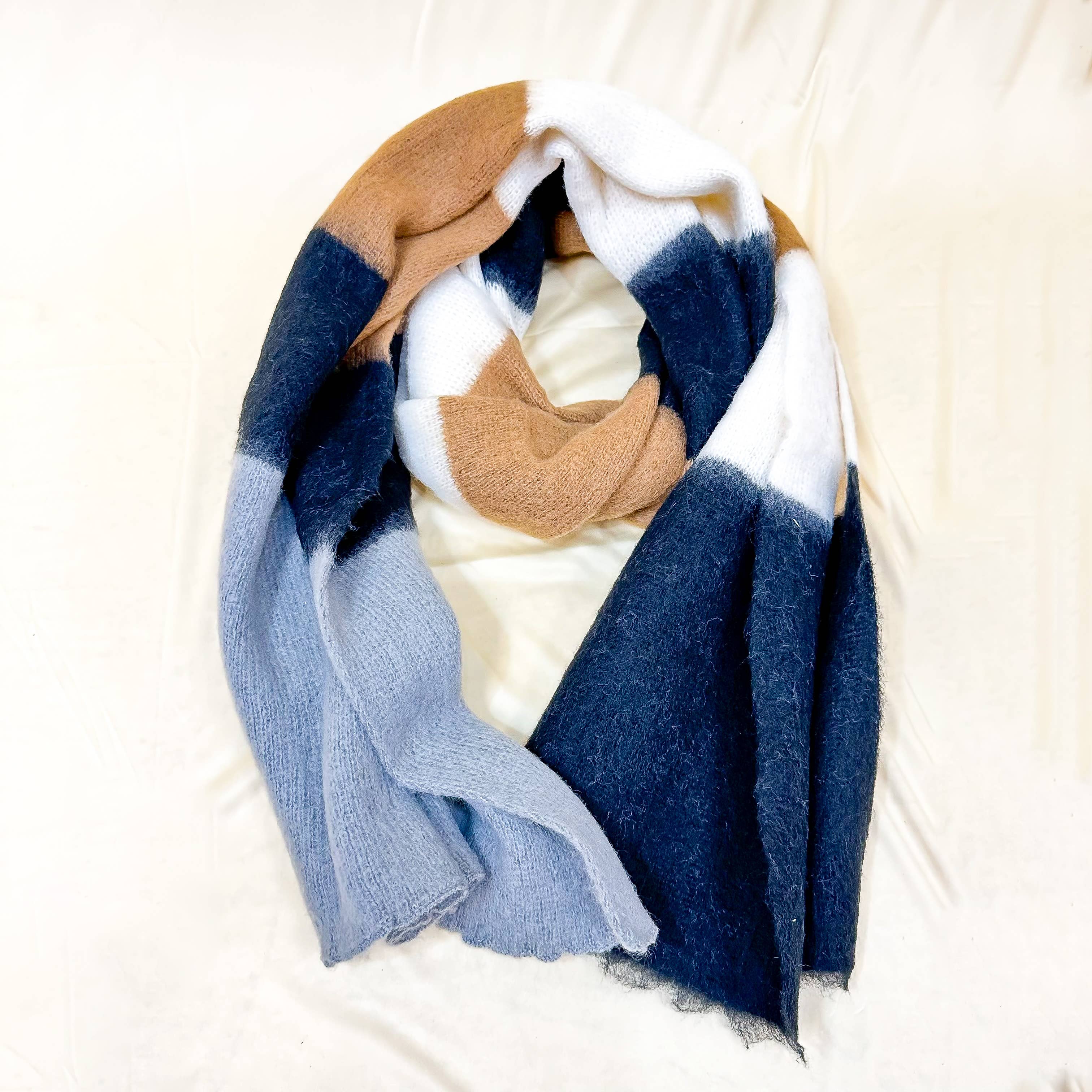 Karma Nepal Crafts – wholesale Scarf – Women's – Plaid Long Cashmere Feel Scarves5