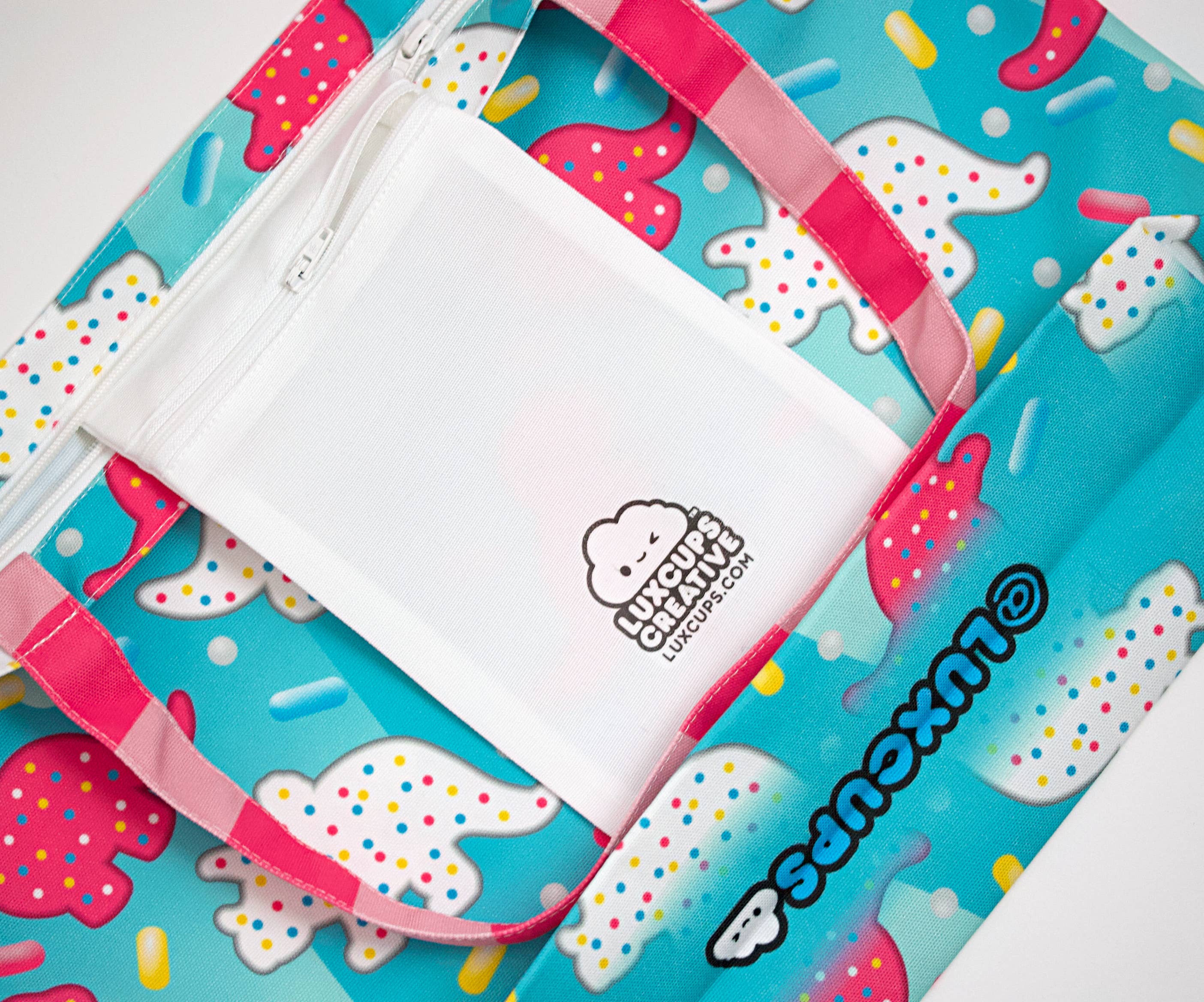 LuxCups Creative - Wholesale Tote Bag - Women's - Dino Cookie Tote Bag6