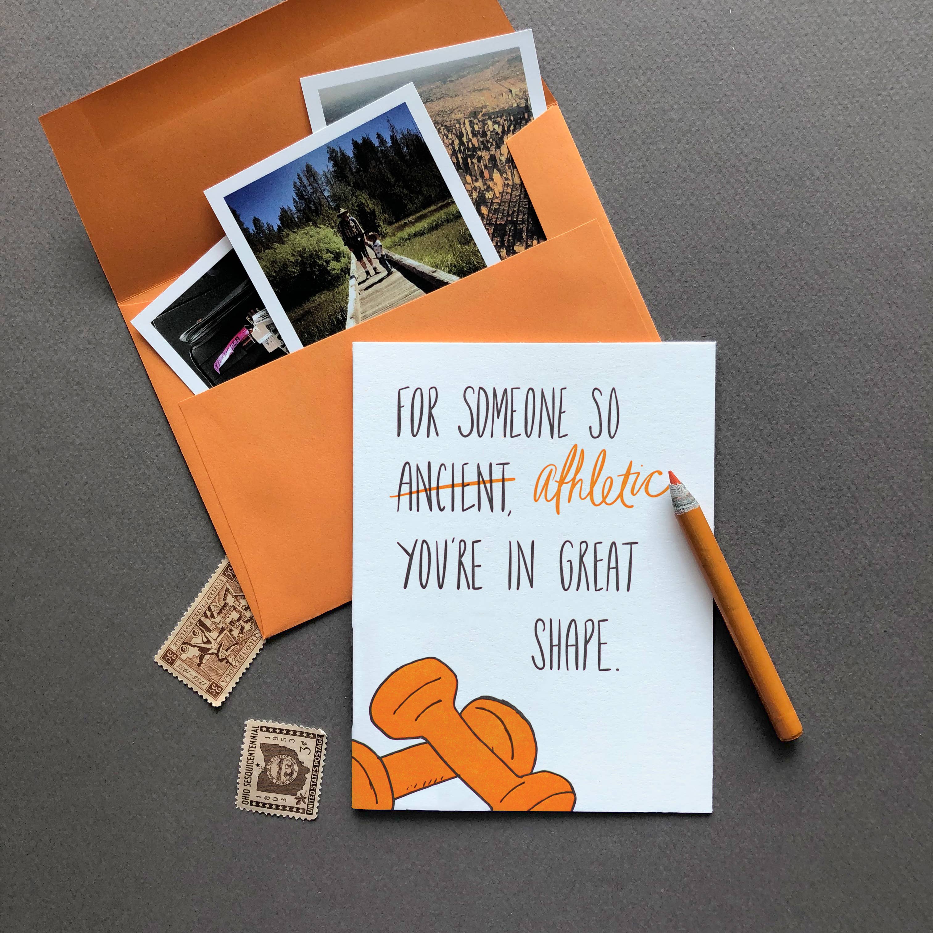 Wild Ink Press - Wholesale Birthday Card - Ancient / Athletic | Birthday Card1