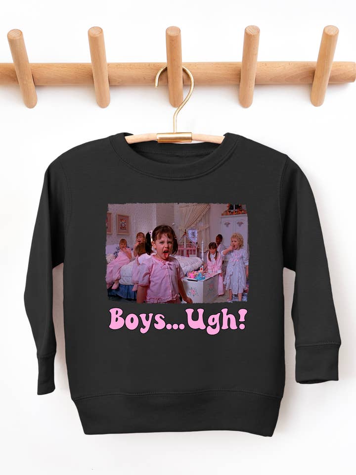 Boys Ugh Distressed Toddler Graphic Sweatshirt for wholesale by Uncommon Label