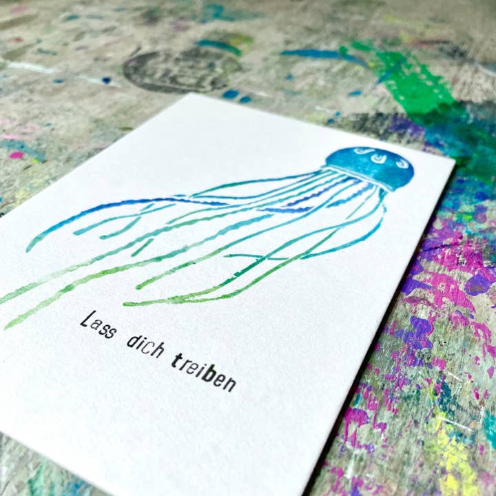 kuki - Wholesale Postcard - "Let Yourself Drift" kuki Postcard Set of 101