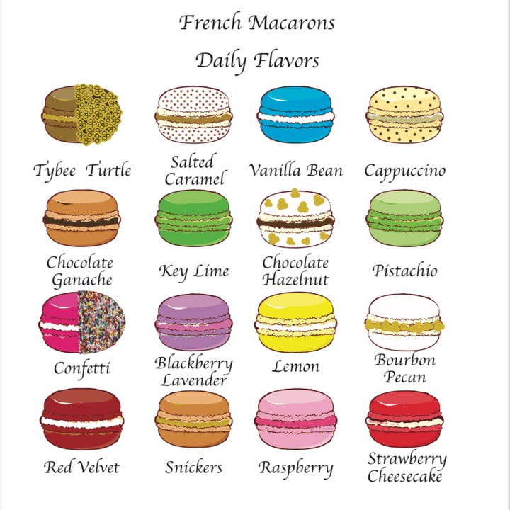 Lottiebelle's - Wholesale Cookie - 4 Dozen Sample Box French Macarons (Read Description)