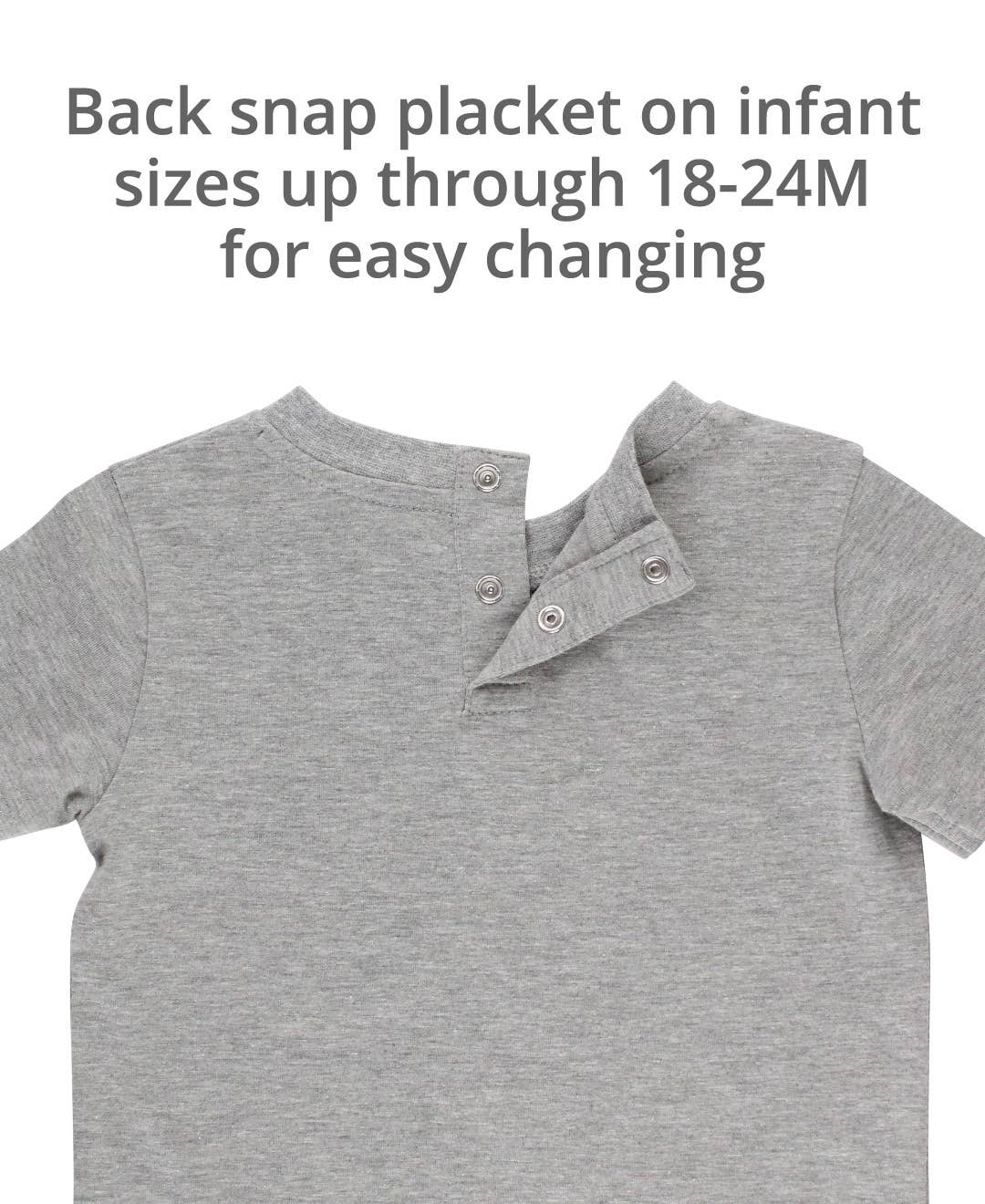 Boys Heather Gray Short Sleeve Graphic Tee for wholesale on Faire2