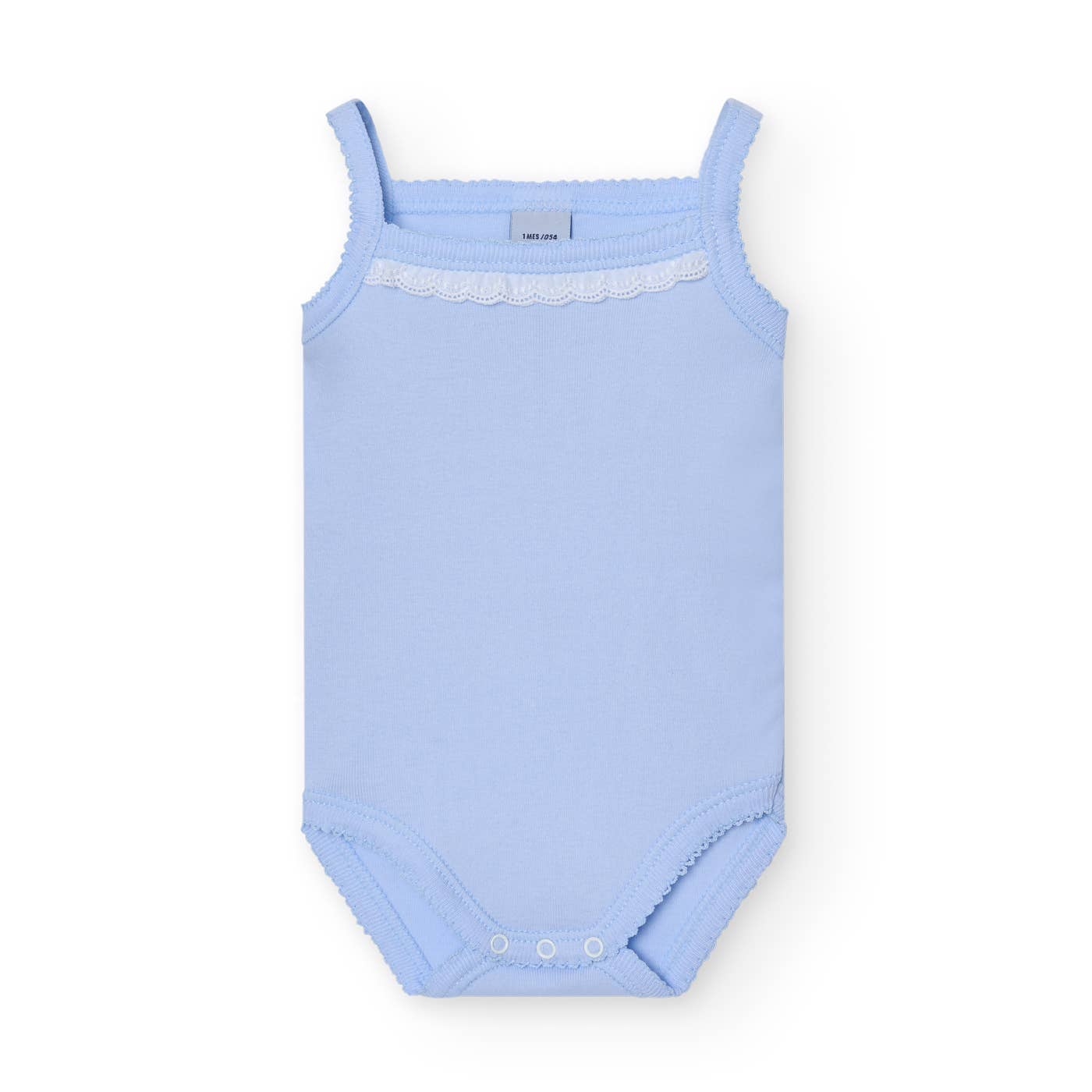 Babidu - Wholesale Bodysuit (Non-Footed) - Baby - Baby Bodysuit with Thin Straps Embroidered Strap 1X12