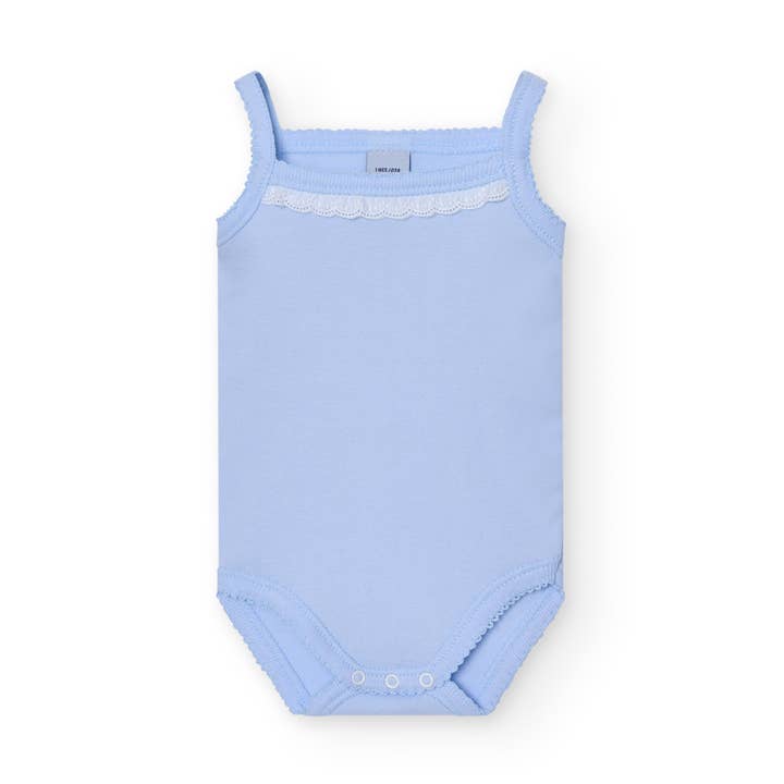 Babidu - Wholesale Bodysuit (Non-Footed) - Baby - Baby Bodysuit with Thin Straps Embroidered Strap 1X12
