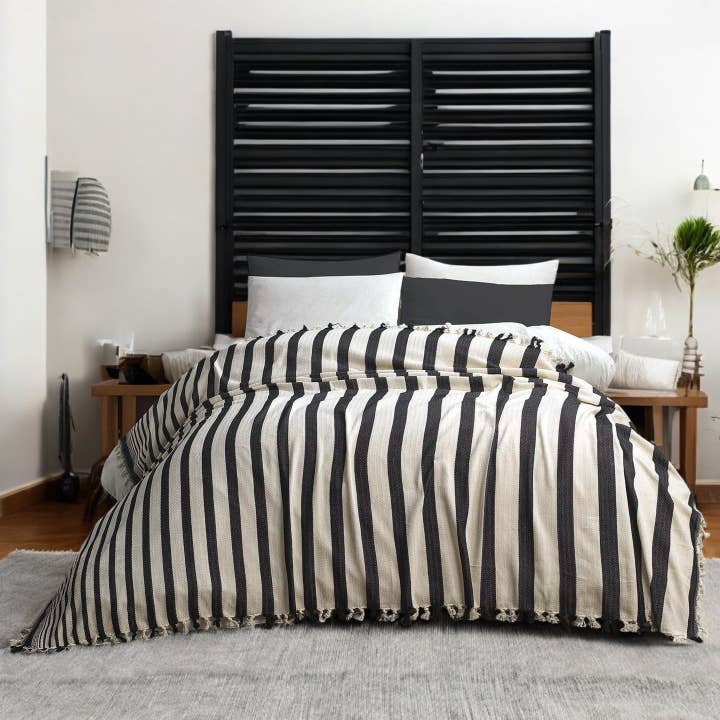 Kikoya - Wholesale Bedding Blanket - Cotton Bedspread Tassel Fringes Light Blanket Cover Summer5