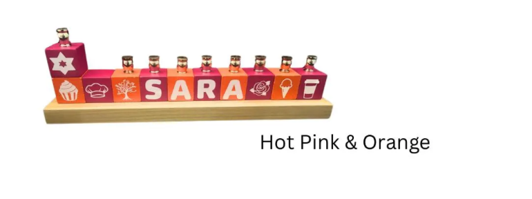 Eclectic Judaica - Wholesale Menorah - Personalized Name Menorahs32