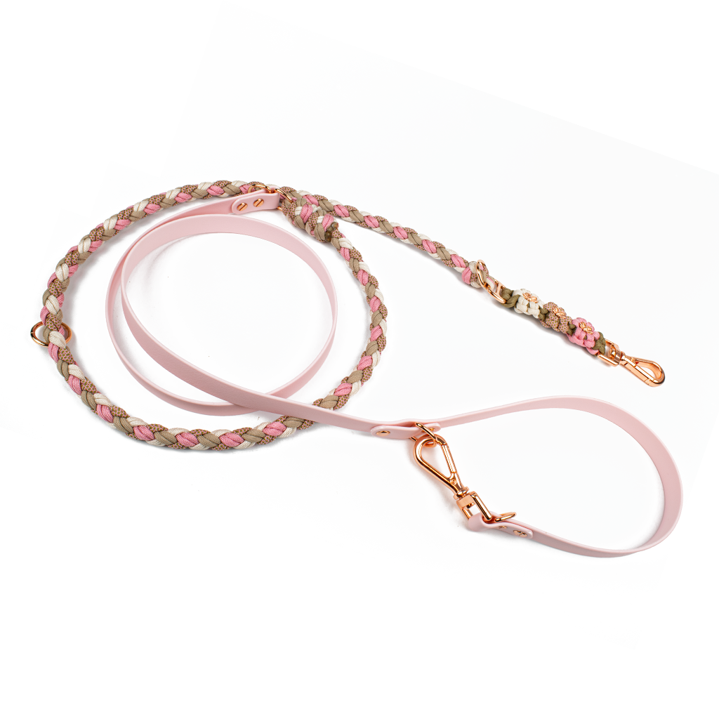 Tierluxe - Wholesale Pet Leash - Dog - Dog leash Tierluxe flowers Biothane paracord7