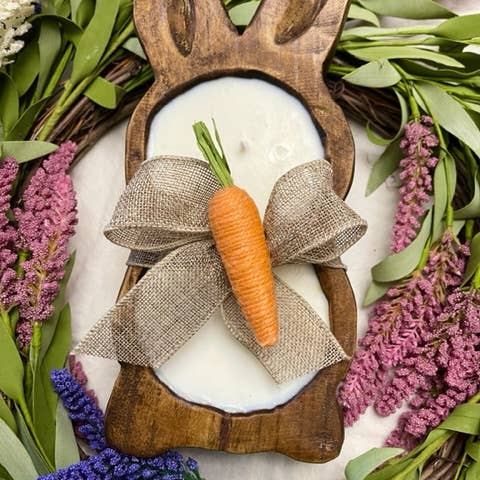 My Amigos Imports - Wholesale Candle Holder - Small Bunny Dough Bowl-5-6x10-Candle Ready-Small Bunny Bowl
