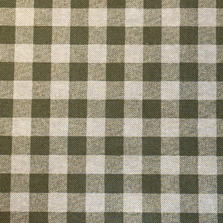 De La Mur - Vente Nappes - Nappe enduite en résine à carreaux verts et beiges1