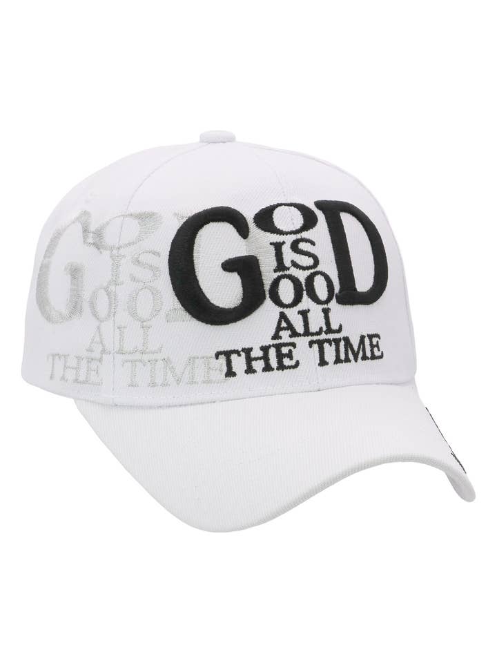 God Is Good All The Time Jesus Baseball Cap for wholesale by Cap Zone