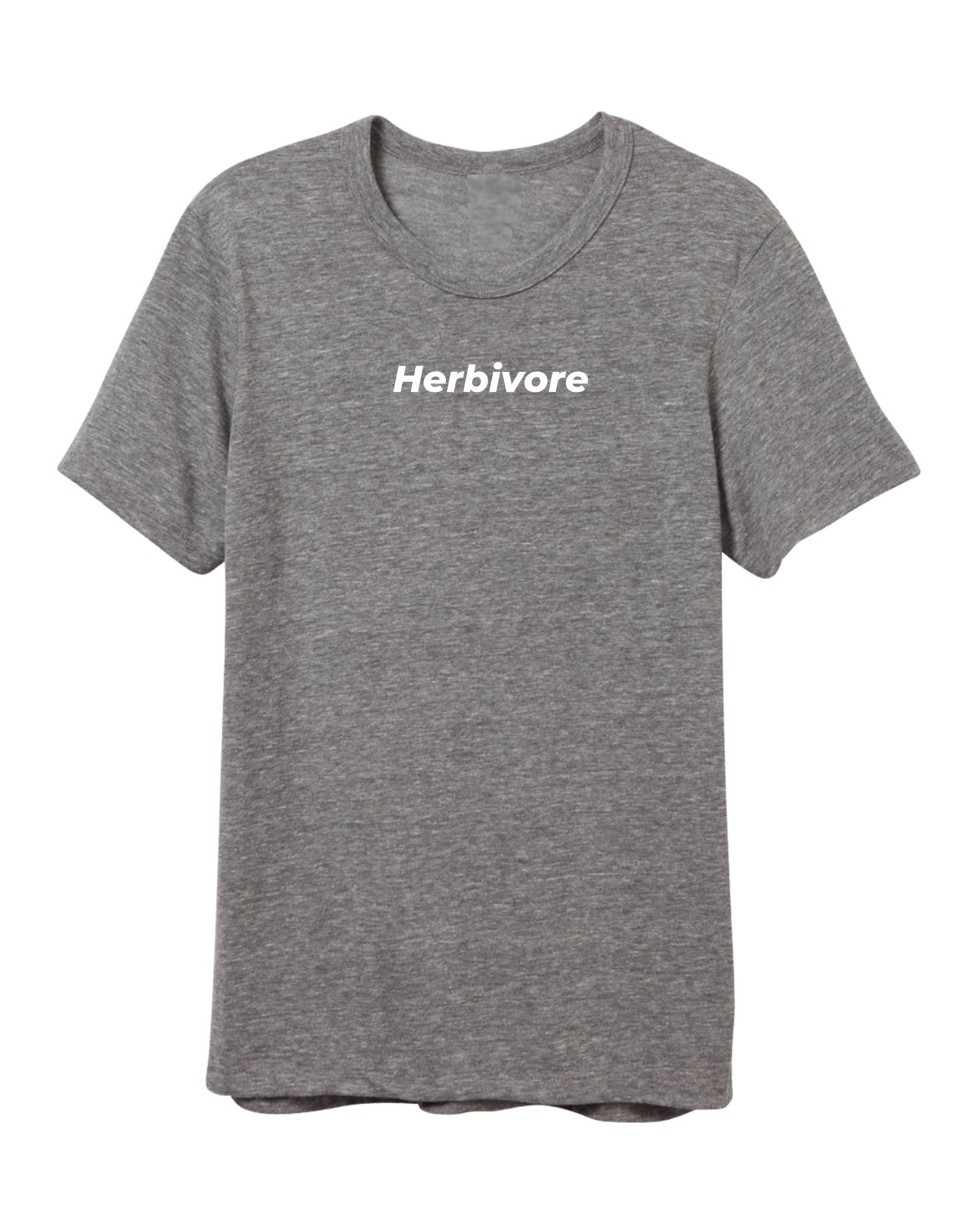 Dark Heather Grey Herbivore Recycled Tee for wholesale on Faire