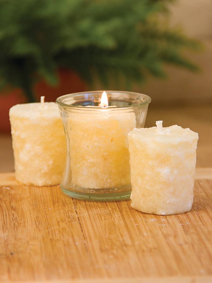 Caramel Corn 3 Pack Votive Wholesale for wholesale by Warm Glow Candle Company