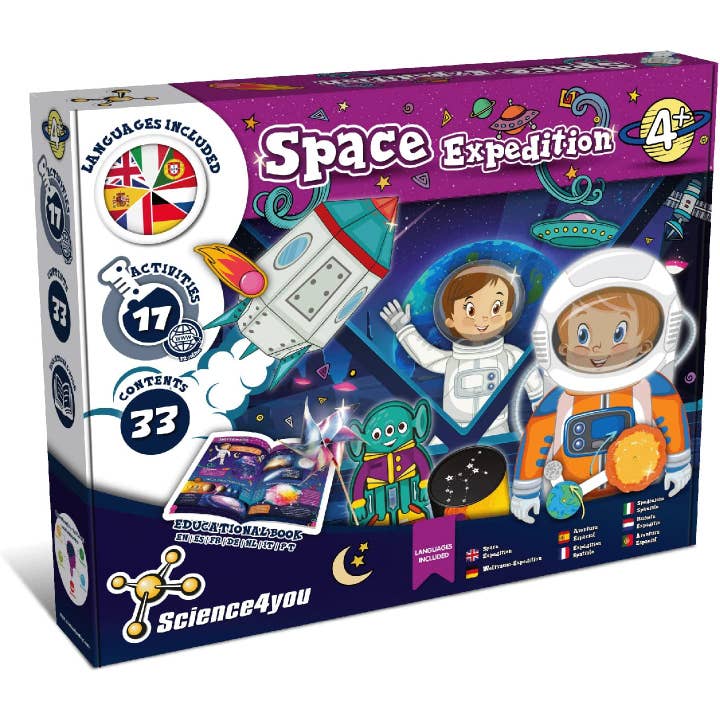 Science4you - Wholesale Toy Set - Kids - Space Expedition - Educational Game for Kids (7 languages)