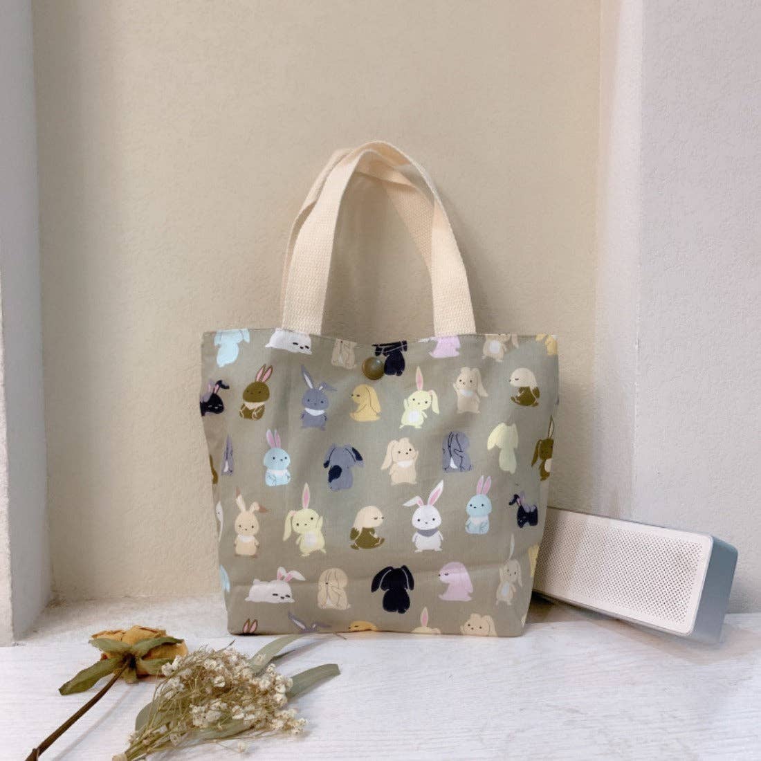 Funkyrel® Atzbranding Limited - Vente Tote bag – femme - Cosbai - Petit sac en toile mini à motif floral8