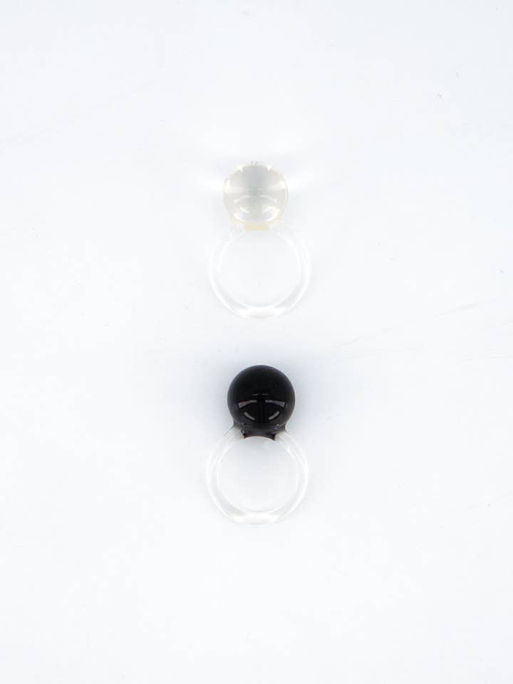 Clear Dot Ring (2colors) for wholesale by SOLI STUDIO